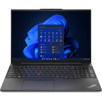  Ноутбук Lenovo ThinkPad E16 Gen 1 (21JN009WRT) 16" WUXGA IPS 300N/i7-1355U/16GB/SSD512GB/Intel Iris Xe/Fingerprint/Backlit/Win11Pro/Graphite Black 