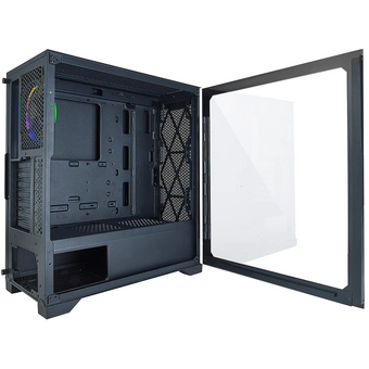  Корпус Azza Hive черный (CSAZ-450 Hive) без БП ATX 8x120mm 5x140mm 2xUSB2.0 1xUSB3.0 audio bott PSU 