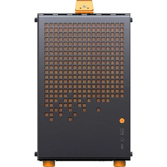 Корпус JONSBO Jonsplus Z20 Orange/Black без БП, боковая панель из закаленного стекла, mini-ITX, micro-ATX, черно-оранжевый 