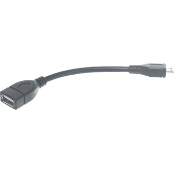  Кабель-переходник Defender 87300 microUSB(M) - USB(F) 