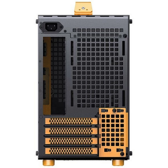  Корпус JONSBO Jonsplus Z20 Orange/Black без БП, боковая панель из закаленного стекла, mini-ITX, micro-ATX, черно-оранжевый 