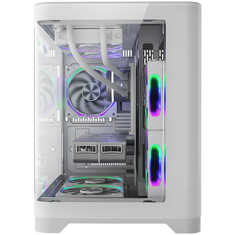  Корпус 1STPLAYER UVIEW UV5 White (UV5-WH) / mATX 