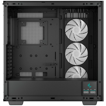  Корпус Deepcool Morpheus (R-MORPHEUS-BKAPA1-G-1) без БП, боковое окно (закаленное стекло), 3xARGB LED 140мм, черный, E-ATX 