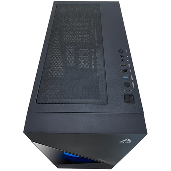  Корпус Azza Eclipse черный (CSAZ-440 Eclipse) без БП ATX 9x120mm 5x140mm 2xUSB2.0 1xUSB3.0 audio bott PSU 