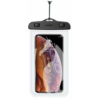  Чехол UGREEN LP186 60959 Waterproof Phone Pouch Black/Transparent 