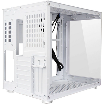  Корпус Ginzzu V580, RGB подсветка, закаленное стекло 1*USB 3.0,1*USB 2.0, AU Белый ATX 