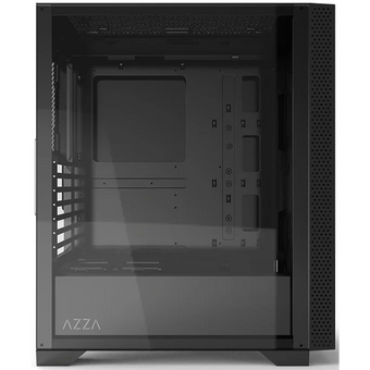  Корпус Azza Celesta F черный (CSAZ-340F Celesta) без БП ATX 5x120mm 5x140mm 2xUSB2.0 1xUSB3.0 audio bott PSU 