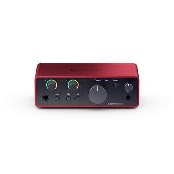  Аудиоинтерфейс Focusrite Scarlett Solo 4th Gen 