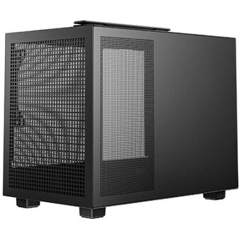  Корпус Deepcool CH160 без БП, боковое окно (закаленное стекло), черный, Mini-ITX 