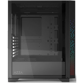  Корпус Azza Celesta F черный (CSAZ-340F Celesta) без БП ATX 5x120mm 5x140mm 2xUSB2.0 1xUSB3.0 audio bott PSU 
