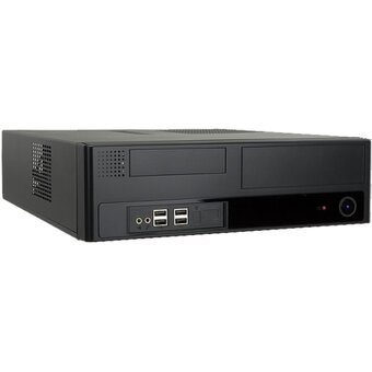  Корпус INWIN BL641 (6102794) mATX, Slim-Desktop, черный, 300Вт 
