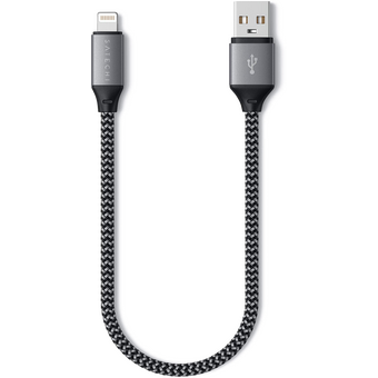  Кабель Satechi ST-TAL10M Type-A to Lightning Cable 10 inch Space Gray 