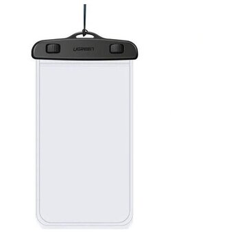 Чехол UGREEN LP186 60959 Waterproof Phone Pouch Black/Transparent 