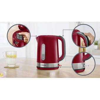  Электрочайник Bosch TWK6A514 красный 