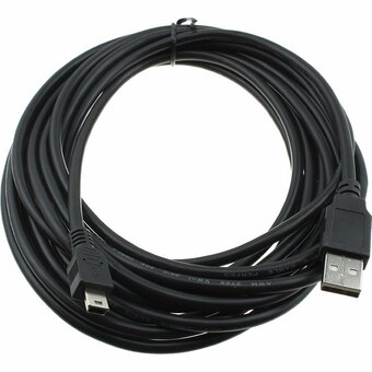  Кабель PERFEO U4305 USB2.0 A вилка - Mini USB вилка, длина 5м 
