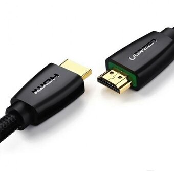  Кабель UGREEN HD118 40409 High-End HDMI Cable with Nylon Braid 1.5m Black 