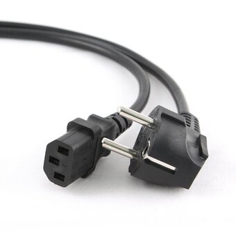  Кабель питания Cablexpert PC-186-VDE-3M Schuko- C13 VDE 10А 3м черный 