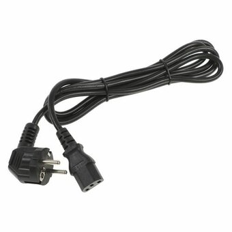  Кабель питания Hyperline PWC-IEC13A-SHM-1.8-BK компьютера Schuko+C13 угловая 3x0.75 10A угловая вилка 1.8м черный 