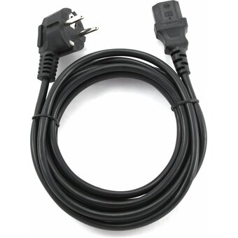  Кабель питания Cablexpert PC-186-VDE-3M Schuko- C13 VDE 10А 3м черный 