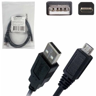  Кабель Defender USB08-06 (87459) USB2.0 для соединения USB2.0 AM-MicroBM 1.8м PolyBag 