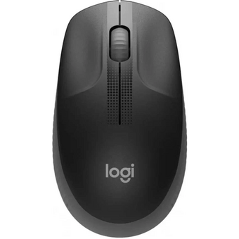  Мышь Logitech M190 (910-005913) черный/темно-серый оптическая (1000dpi) беспроводная USB (2but) 