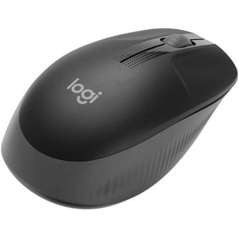  Мышь Logitech M190 (910-005913) черный/темно-серый оптическая (1000dpi) беспроводная USB (2but) 