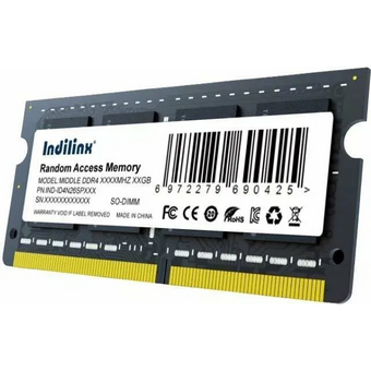  ОЗУ INDILINX IND-ID4N26SP16X SODIMM 16GB DDR4-2666 