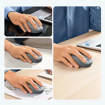  Мышь UGREEN MU105 (90669) 2.4G Wireless Mouse Moonlight Gray 