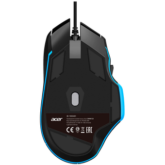  Мышь Acer OMW123 (ZL.MCEEE.00X) черный оптическая 6400dpi USB 6but 