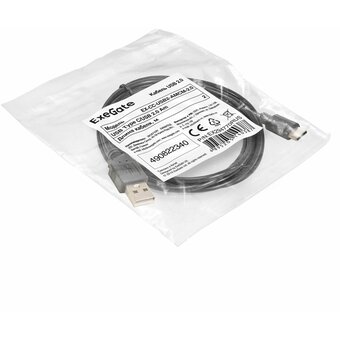  Кабель ExeGate EX-CC-USB2-AMCM-2.0 EX294770RUS USB 2.0 USB Type C/USB 2.0 Am 2м 