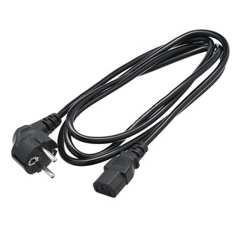  Кабель питания GoPower 00-00024054 евровилка CEE 7/7-C13 1.8м ПВХ 0.75мм черный 1/10/160 