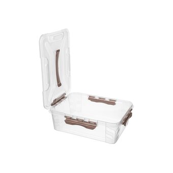  Ящик для хранения универсальный Econova Grand Box 433200314 с замками и ручкой 10л 