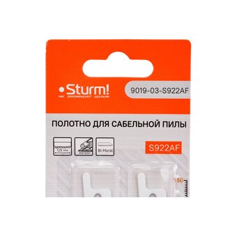  Полотно для сабельной пилы Sturm! 9019-03-S922AF металл 2шт 