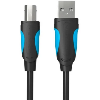  Кабель Vention VAS-A16-B150 USB 2.0 AM/BM 1,5м черный 