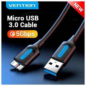  Кабель Vention COPBF USB 3.0 AM/micro B 1м 