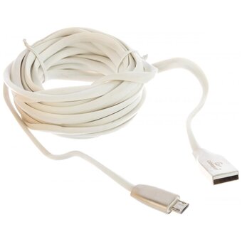  Кабель Cablexpert CC-G-mUSB01W-1.8M Gold USB 2.0 AM/microB 1.8м белый 