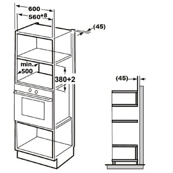  Встраиваемая микроволновая печь Brandt BMG2112B 