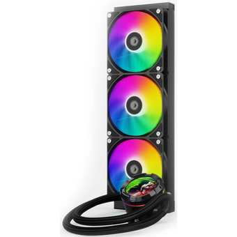  СВО ID-COOLING SL360 XE LGA20XX/1700/1200/115X/AM5/AM4 (TDP 350W, PWM, LCD Display, Triple ARGB Fan 120mm) Ret 