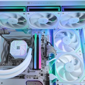  Вентилятор Thermalright TL-M12W ARGB белый 4-pin 23.2dB 175gr Ret 