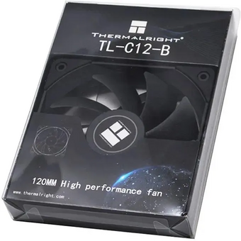  Вентилятор Thermalright TL-C12-B черный 4-pin 25.6dB 135gr Ret 