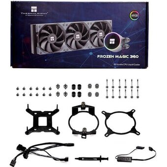  СВО Thermalright Frozen Magic 360 (F-Magic-360) Soc-AM5/AM4/1151/1200/2066/2011/1700 4-pin 25.6dB Al LED Ret 