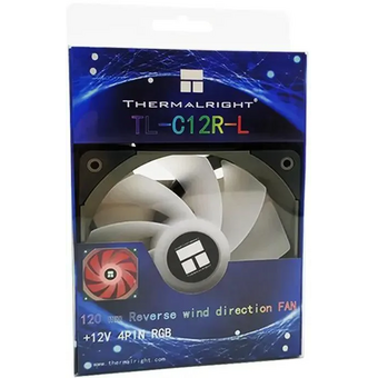  Вентилятор Thermalright TL-C12R-L RGB (Single) Reverse 4-pin 25.6dB 135gr LED Ret 