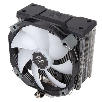  Вентилятор Silverstone G53ARV140ARGB20 High-performance 140mm CPU cooler with four d6mm copper heat-pipes designed specific 