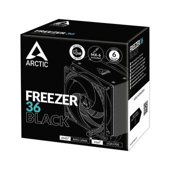  Вентилятор Arctic Cooling Arctic Freezer 36 (ACFRE00123A) (Black) - Retail (Intel LGA 1851, LGA 1700 AMD AM5, AM4) 