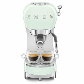  Кофемашина-эспрессо SMEG ECF02PGEU пастельная зеленая 
