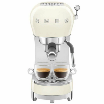  Кофеварка рожковая SMEG ECF02CREU кремовая 