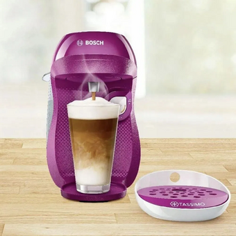  Кофемашина Bosch TAS1001 фиолетовый 