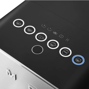  Кофемашина автоматическая SMEG BCC13BLMEU черно матовый 