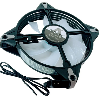  Вентилятор ALSEYE FB120-B Fan Dimensions 120*120*25 Fan flade 9pcs，white Voltage DC 12V Current 0.27A Power 3.24W Fan speed 1000RPM±10% Air Flow 