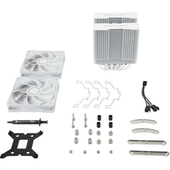  Кулер Thermalright Peerless Assassin 120 White (P-Assassin-120-White) Soc-AM5/AM4/1151/1200/2066/2011/1700 белый 4-pin 25.6dB Al+Cu 750gr Ret 